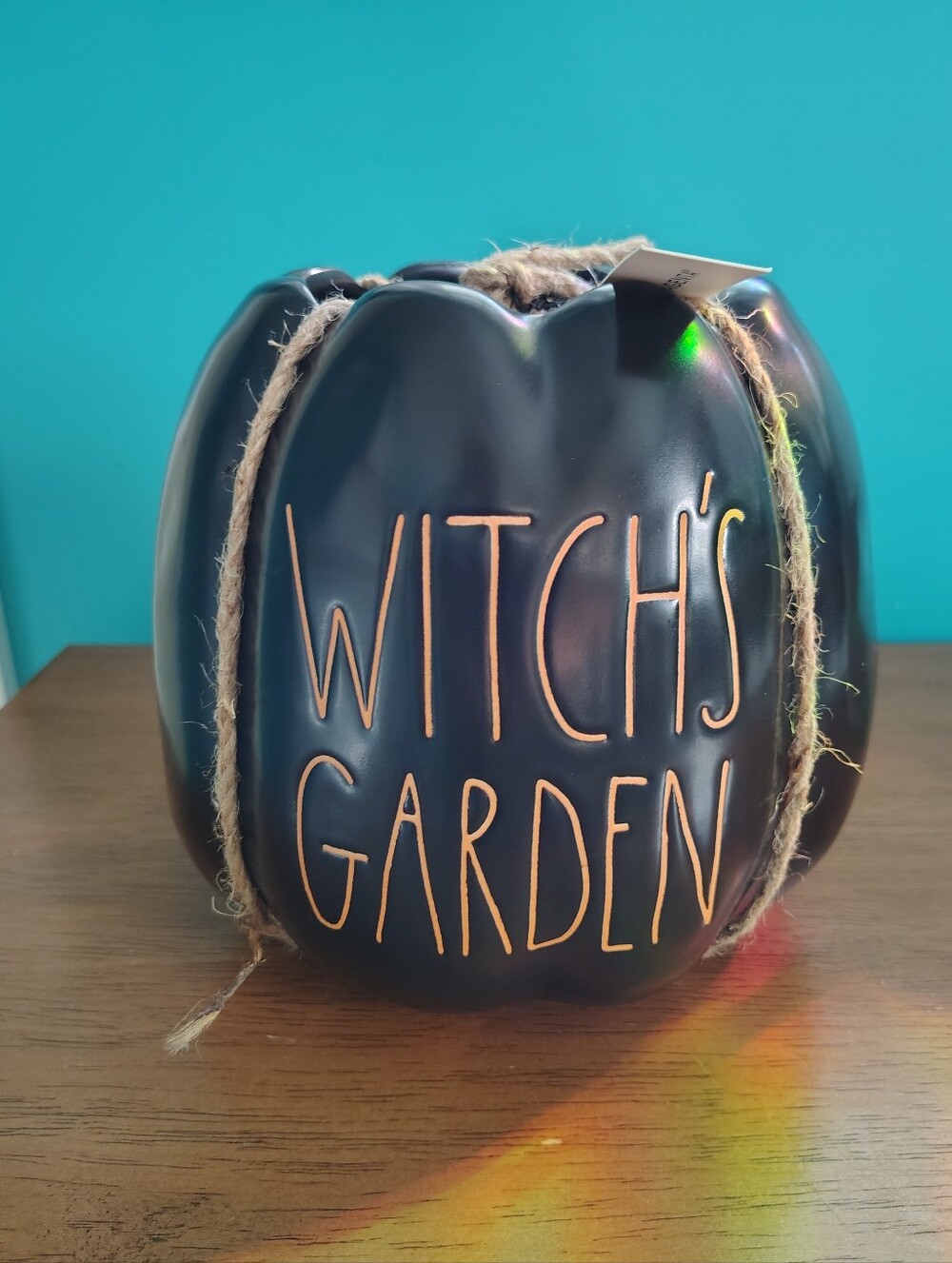 Rae Dunn Black Pumpkin Bowl